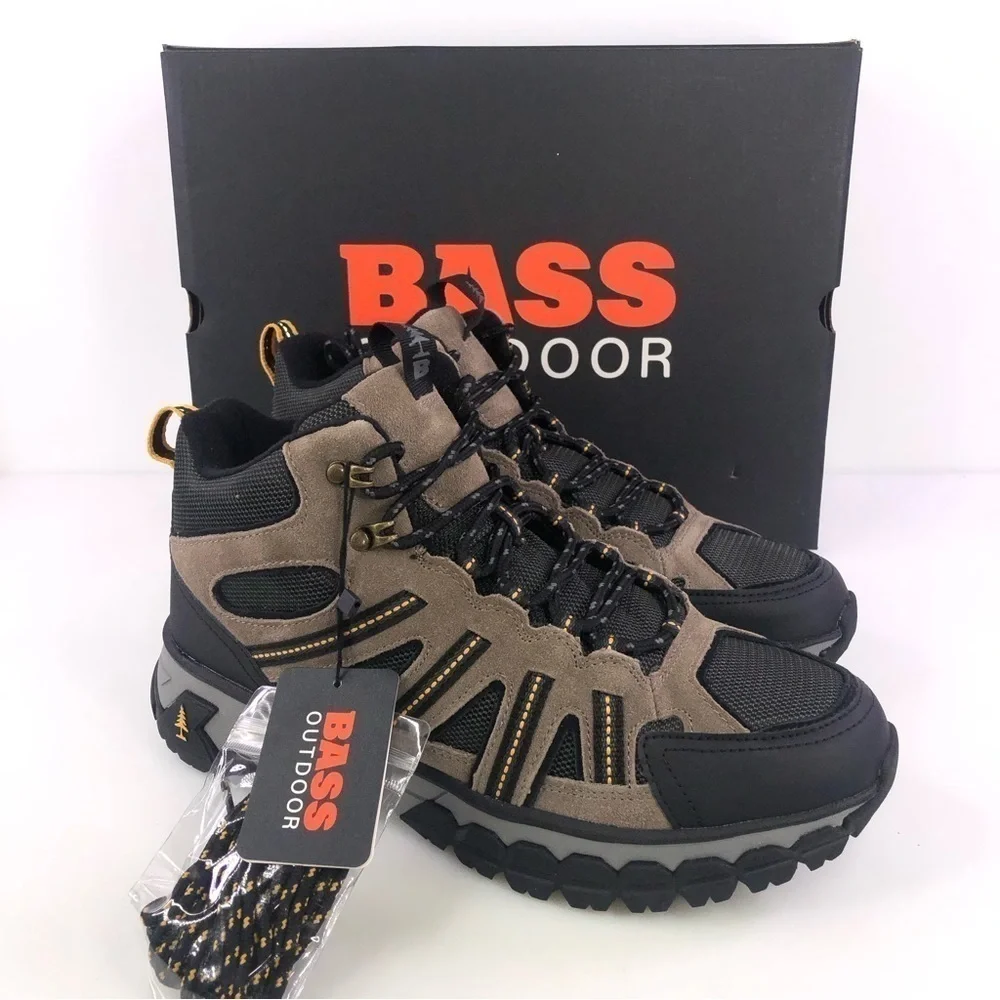 GH Bass Outdoor Men's Peak Hiker 2 Mid Boots Taupe Olive Black